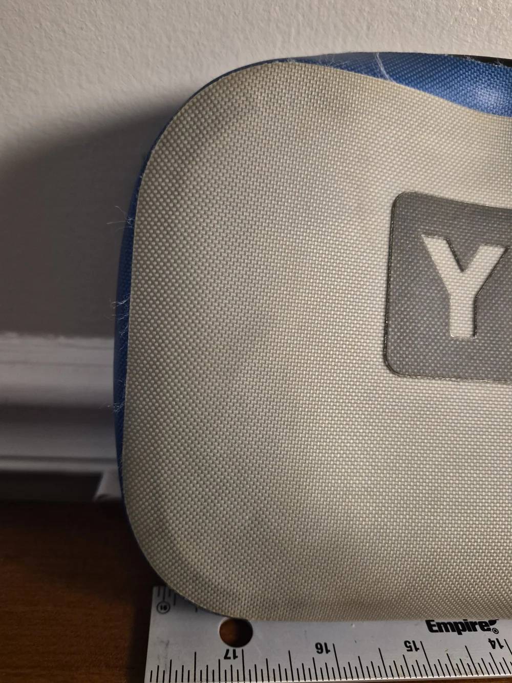YETI Blue and Gray 1st Gen. Zipper Sidekick Dry Gear Soft Storage Case